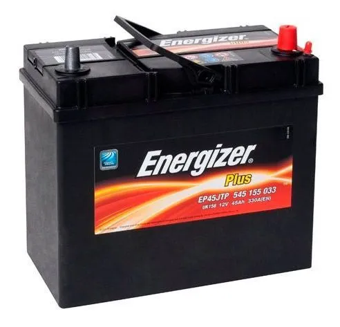 Аккумулятор ENERGIZER Plus 45 Ач, 330 А, 12 v, Обратная R+ (0), JIS B24, B00