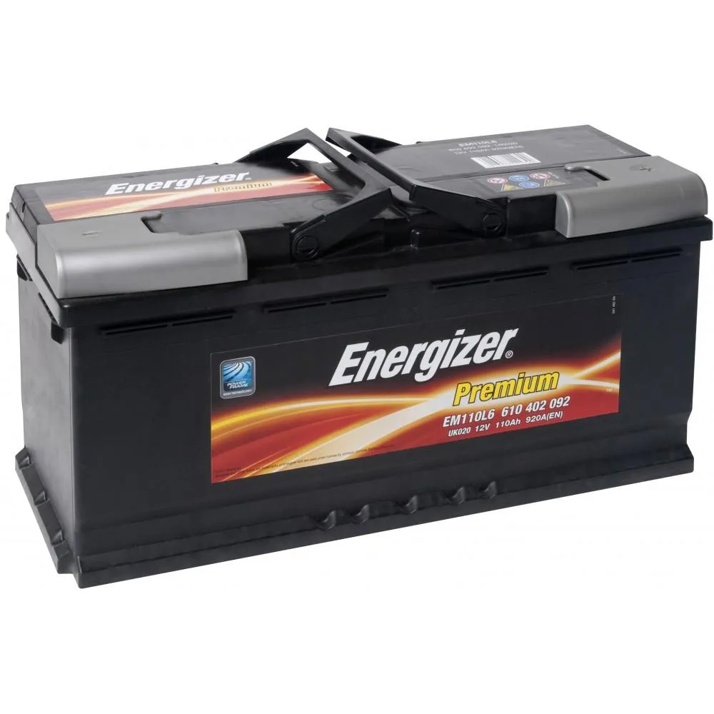 Аккумулятор ENERGIZER Premium 110 Ач, 920 А, 12 v, Обратная R+ (0), DIN L5, B13