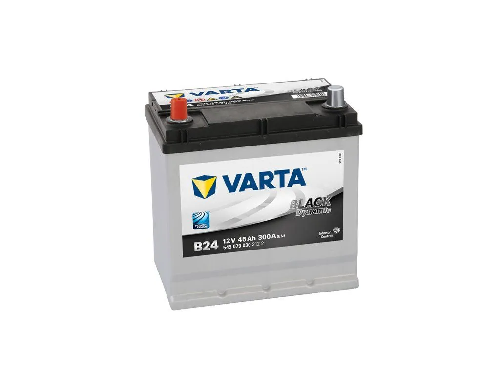 Аккумулятор VARTA Black Dynamic 45 Ач, 300 А, 12 v, Прямая L+ (1), JIS B24, B00