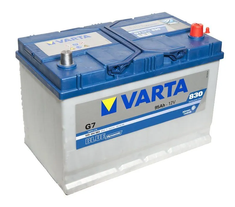 Аккумулятор VARTA Blue Dynamic 95 Ач, 830 А, 12 v, Обратная R+ (0), JIS D31, B13