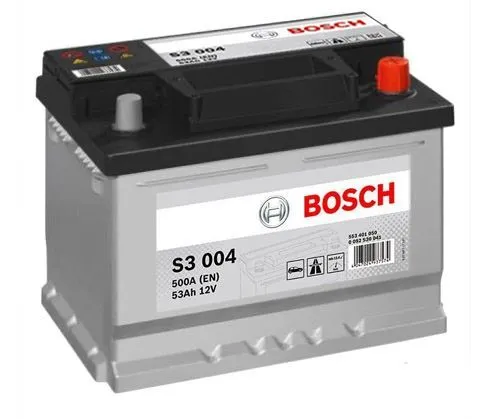 Аккумулятор BOSCH S3 53 Ач, 500 А, 12 v, Обратная R+ (0), DIN LB2, B13