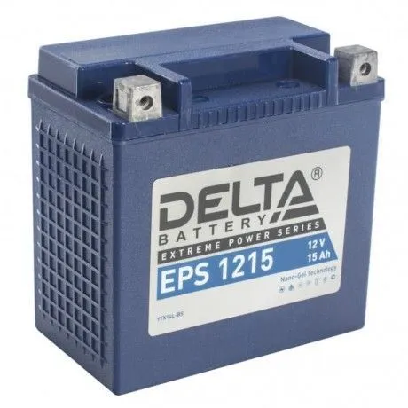 Аккумулятор DELTA EPS 1215 YTX14L-BS AGM 15 Ач, 220 А, 12 v, Обратная R+ (0)