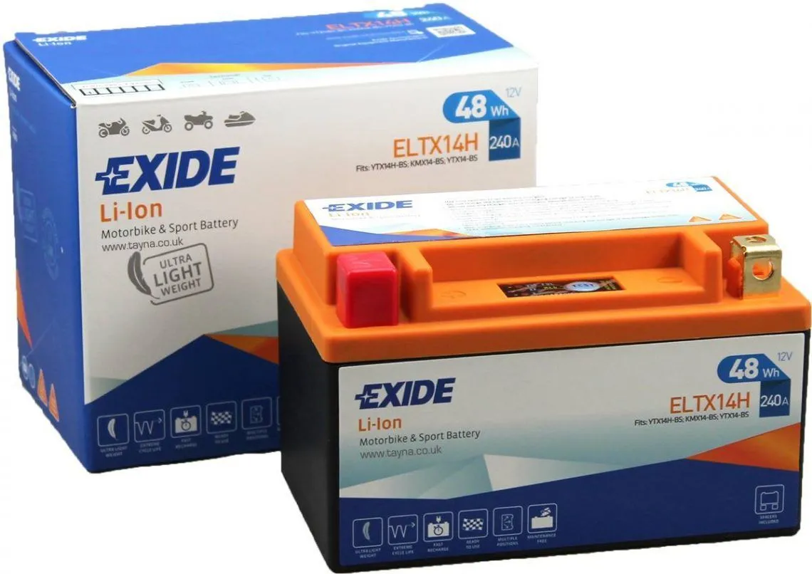 Аккумулятор EXIDE ELTX14H AGM 4 Ач, 240 А, 12 v, Прямая L+ (1)