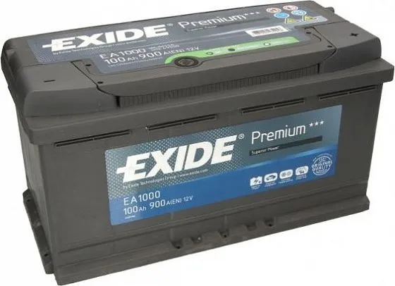 Аккумулятор EXIDE PREMIUM EA1000 100 R+