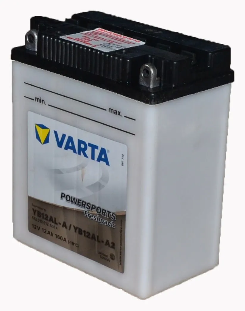 Аккумулятор VARTA PowerSports FreshPack 12 Ач, 160 А, 12 v, Обратная R+ (0)