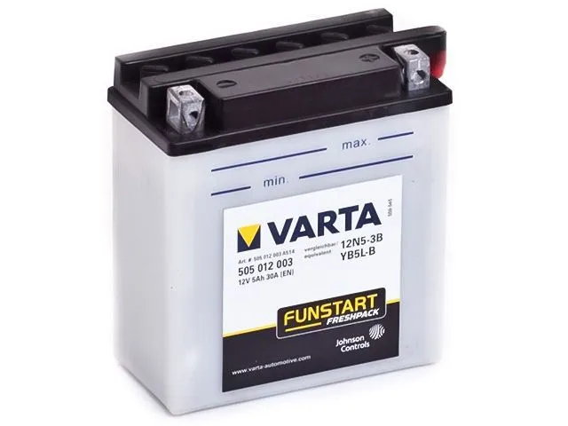 Аккумулятор VARTA PowerSports FreshPack 5 Ач, 60 А, 12 v, Обратная R+ (0)