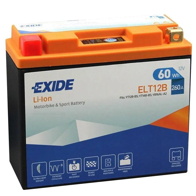 Аккумулятор EXIDE ELT12B AGM 5 Ач, 290 А, 12 v, Прямая L+ (1)