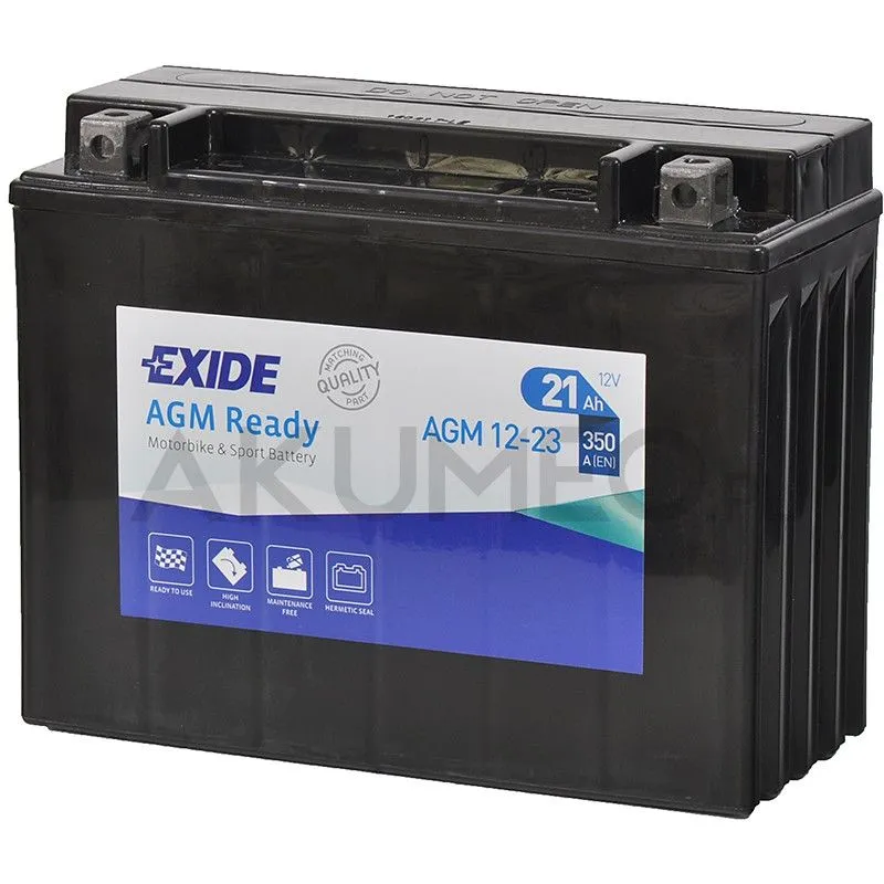 Аккумулятор EXIDE YB30CL-B AGM 21 Ач, 350 А, 12 v, Обратная R+ (0)