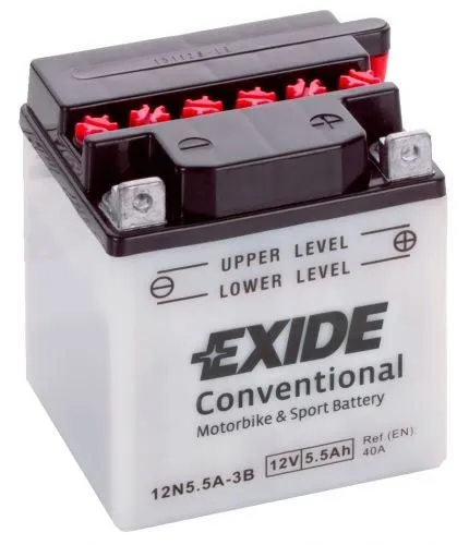 Аккумулятор EXIDE 12N5.5A-3B 5.5 Ач, 50 А, 12 v, Обратная R+ (0)