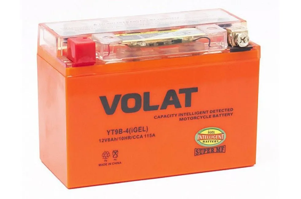 Аккумулятор VOLAT YT9B-BS AGM 8 Ач, 115 А, 12 v, Прямая L+ (1)