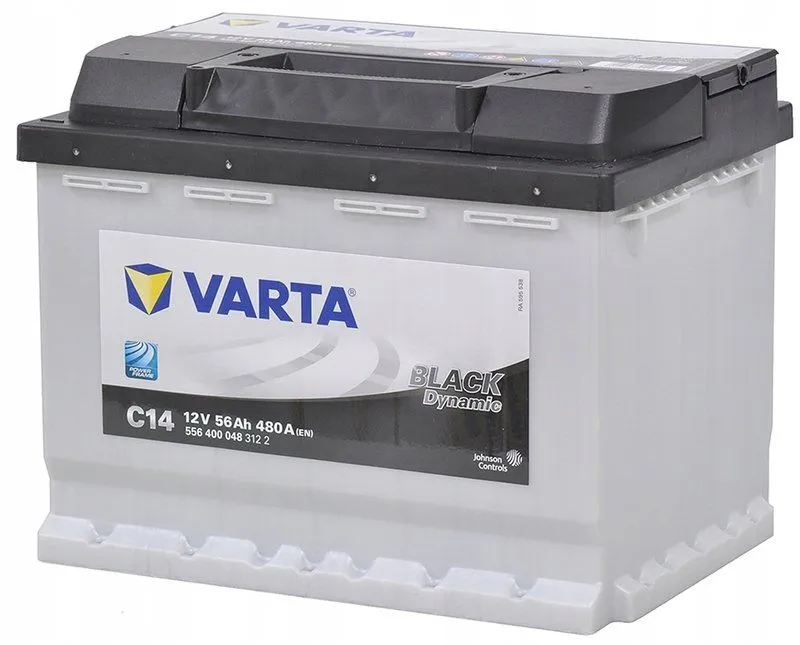 Аккумулятор VARTA Black Dynamic 56 Ач, 480 А, 12 v, Обратная R+ (0), DIN L2, B13