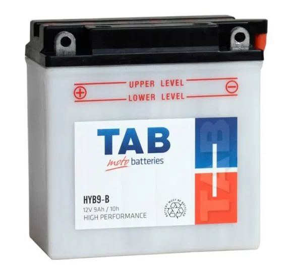 Аккумулятор TAB YB9-B 9 Ач, 90 А, 12 v, Прямая L+ (1)