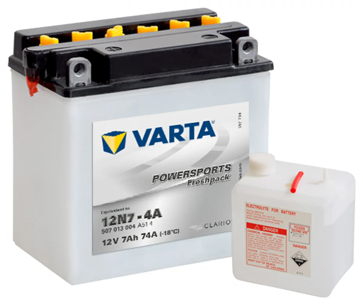 Аккумулятор VARTA PowerSports FreshPack 7 Ач, 74 А, 12 v, Прямая L+ (1)