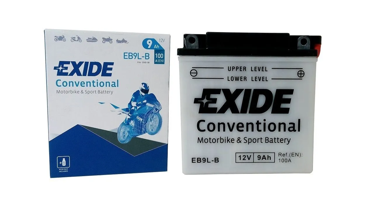 Аккумулятор EXIDE EB9L-A2 9 Ач, 100 А, 12 v, Обратная R+ (0)