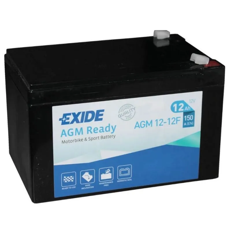 Аккумулятор EXIDE AGM 12 Ач, 150 А, 12 v, Прямая L+ (1)