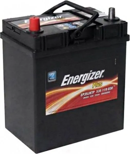 Аккумулятор ENERGIZER Plus 35 Ач, 300 А, 12 v, Прямая L+ (1), JIS B19, B00