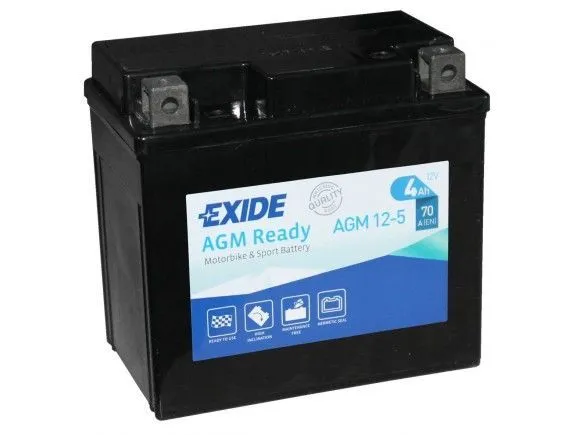 Аккумулятор EXIDE AGM 4 Ач, 70 А, 12 v, Обратная R+ (0)