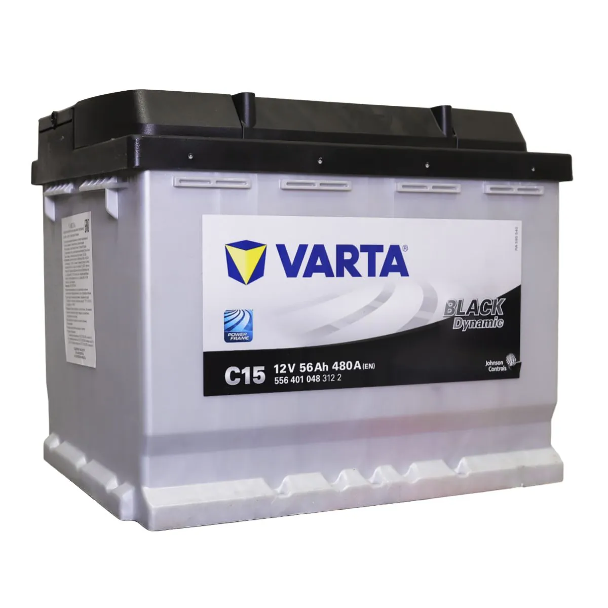 Аккумулятор VARTA Black Dynamic 56 Ач, 480 А, 12 v, Прямая L+ (1), DIN L2, B13