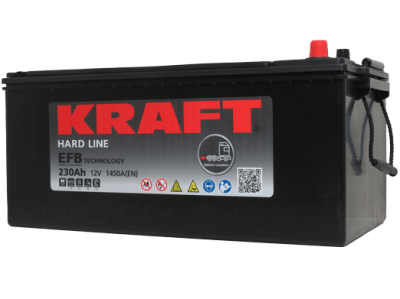Аккумулятор KRAFT EFB 230 (3) евро +/-