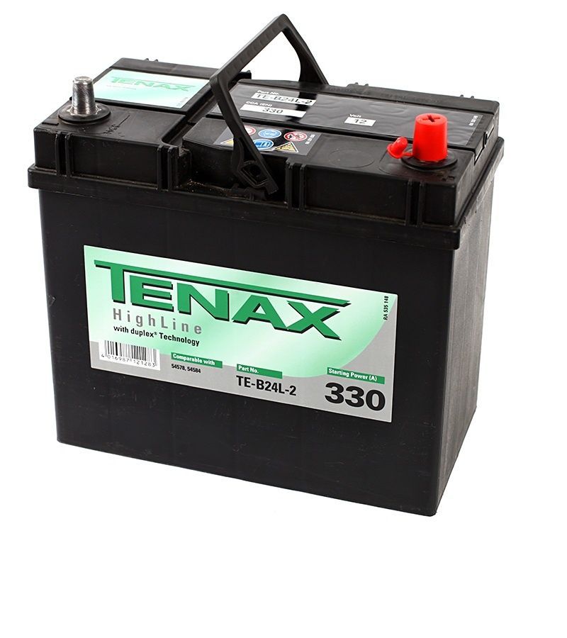 Аккумулятор TENAX HIGH 545155 ASIA E TE-B24L-2 45 R+