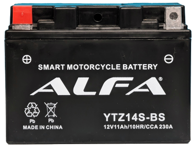 Аккумулятор ALFA YTZ14S-BS 11Ah