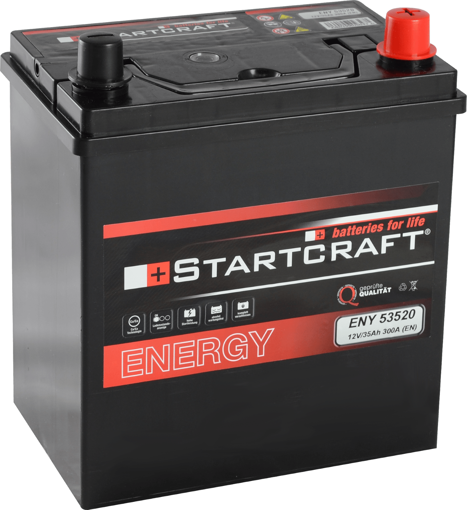 Аккумулятор STARTCRAFT ENERGY ASIA 35 R+