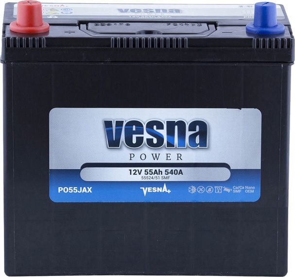 Аккумулятор VESNA AZIA 55 L+