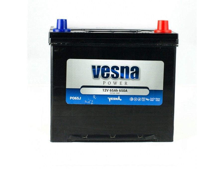 Аккумулятор VESNA AZIA 65 R+